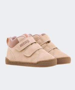 botin fantastic rosa mustang free calzado respetuoso con cierre de dos velcros