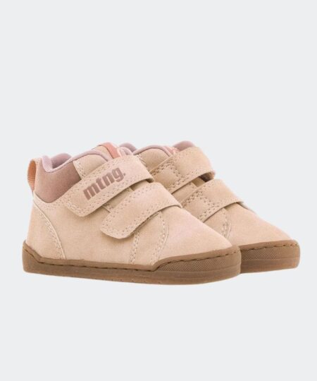 botin fantastic rosa mustang free calzado respetuoso con cierre de dos velcros