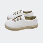 Alpargata Blucher Cordones Blanco Vulpeques - Imagen 2