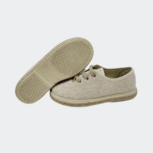 Alpargata Blucher Cordones Crudo Vulpeques - Imagen 5