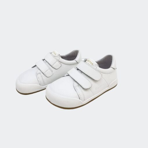 deportiva-londres-blanco-blanditos-by-crios-doble-velcro-chikihuellas Deportiva Londres Blanco Blanditos - Imagen 2