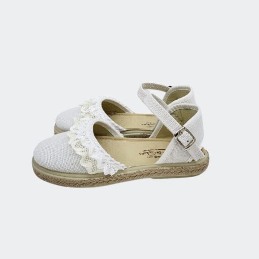 Esparteña Puntilla Blanco Vulpeques - Imagen 2