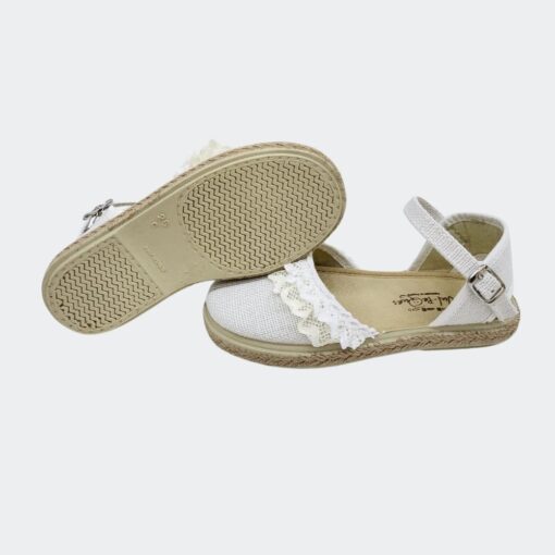 Esparteña Puntilla Blanco Vulpeques - Imagen 5