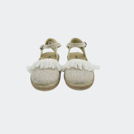Alpargata Valencina Tul Crudo Vulpeques - Imagen 3