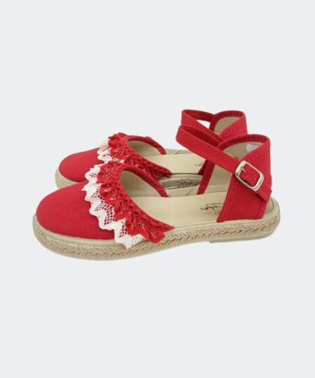 Inicio - Zapatería infantil y juvenil online espartena alpargata rojo vulpeques 1001 pp lado chikihuellas