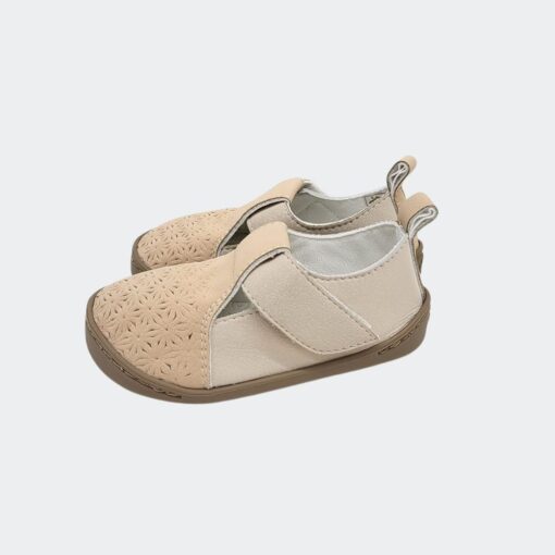 Troqueladas Cream Velcro Baby Lobitos - Imagen 2