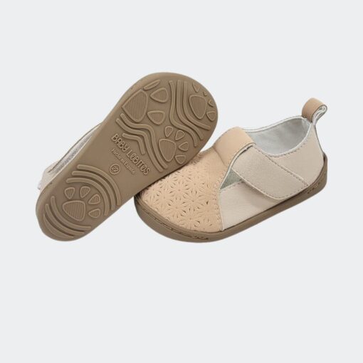 Troqueladas Cream Velcro Baby Lobitos - Imagen 5