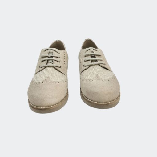 Zapato Blucher Ceremonia Crudo Titanitos - Imagen 3