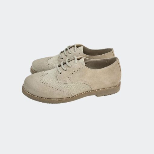 Zapato Blucher Ceremonia Crudo Titanitos - Imagen 2