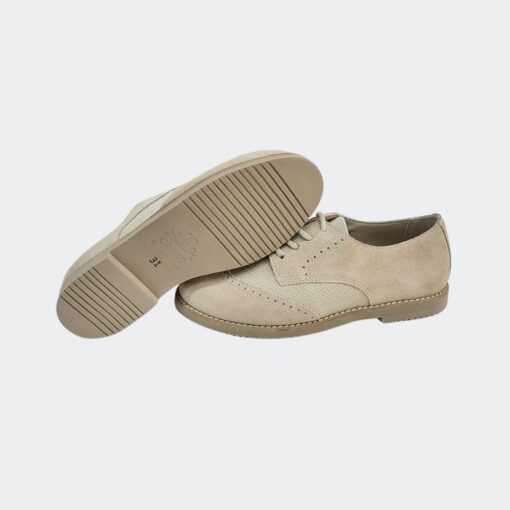Zapato Blucher Ceremonia Crudo Titanitos - Imagen 5