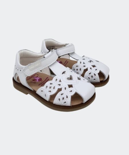 Sandalias Corazones Blanca 057200 Pablosky