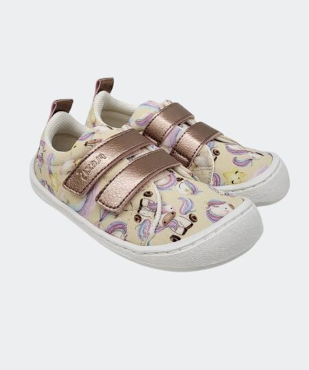 Zapatillas Lona Unicornio Nude Flexinens 9110-R