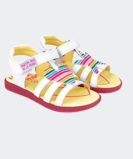 Sandalia Tiras Blanca 242965 Agatha