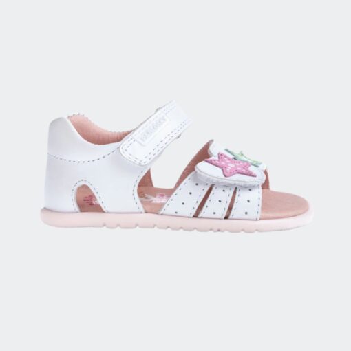Sandalias Estrellas Blanca Pablosky 037507 - Imagen 2