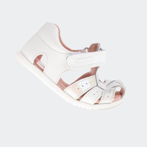 Sandalias Respetuosa 037700 Blanca Pablosky - Imagen 3