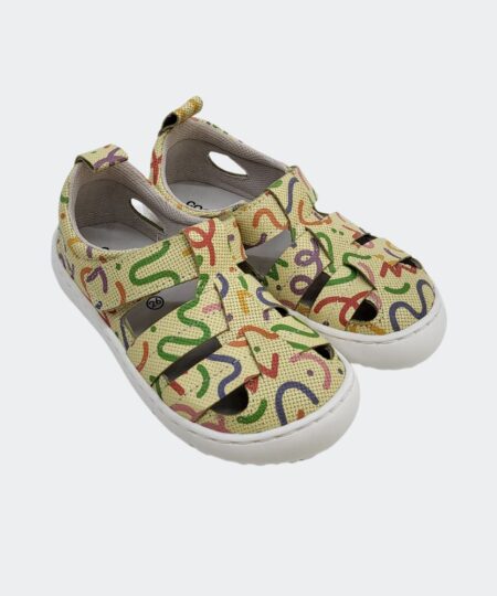 Sandalia Respetuosa Verea Amarilla Coqueflex