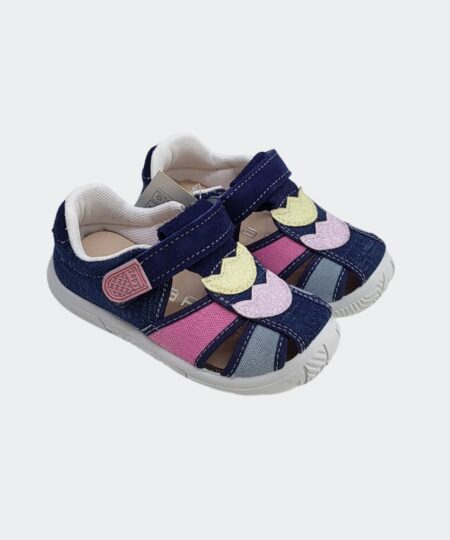 Sandalia Textil Vaquero Flores Zapy