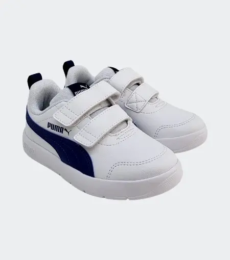 Deportiva Courtflex Blanco Azul Puma