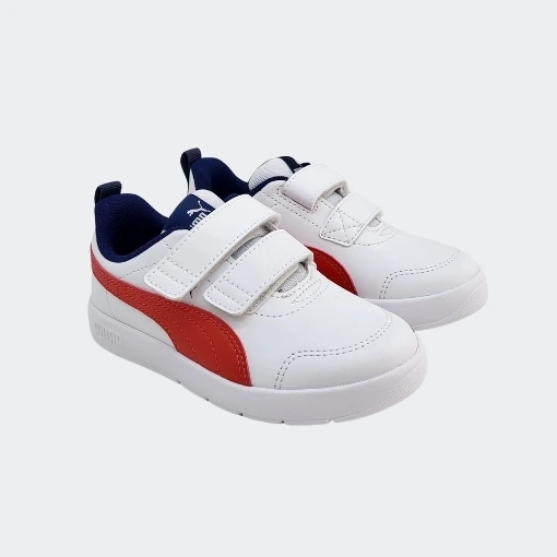 Inicio - Zapatería infantil y juvenil online 19 Deportiva Courtflex Blanco Rojo Puma