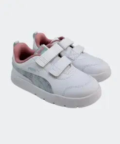 Deportiva Courtflex Blanco Metalizado Puma