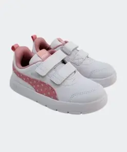 Deportiva Courtflex Blanco Rosa Puma