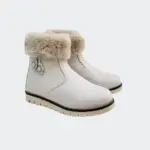 Bota Beige Flor Conguitos