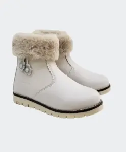 Bota Beige Flor Conguitos