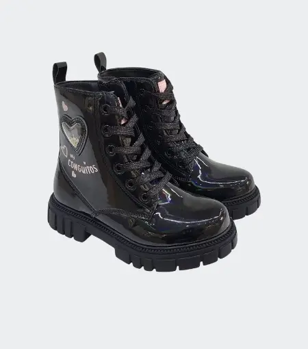 Bota Corazon Negro Conguitos