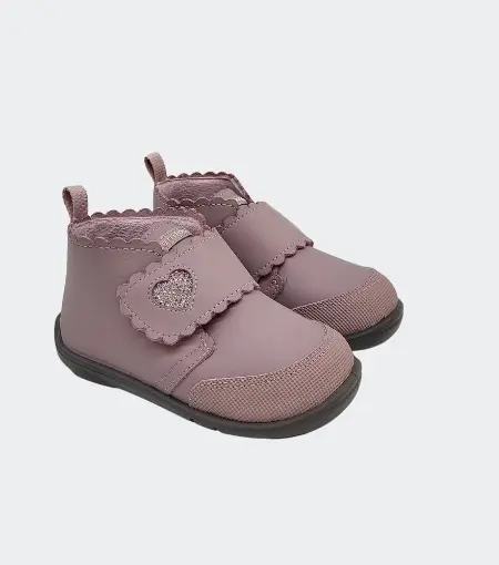 bota rosa corazon titanitos