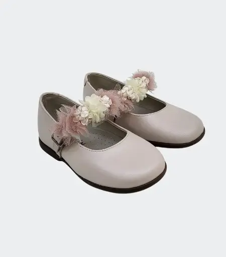 Zapato Rosa Flores Pirufin