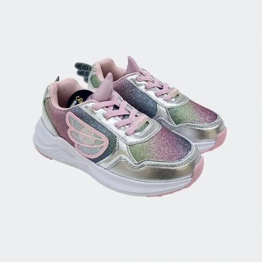 deportiva-luz-unicornio-plata-conguitos-chikihuellas Deportiva Luz Unicornio Plata Conguitos