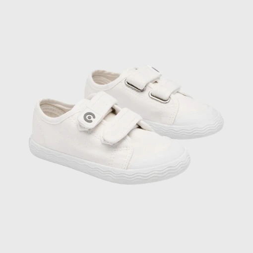 Zapatillas Lona Goflex Blanco Conguitos