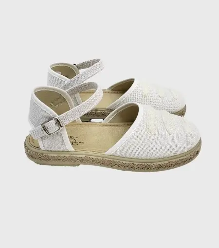 Inicio - Zapatería infantil y juvenil online espartena blanco cinta tul vulpeques lado chikihuellas