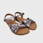 Sandalias Barefoot V-Velvet Acero Vivant