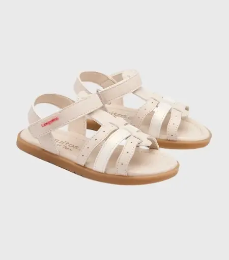 Sandalia Barefoot Goflex Beige Conguitos