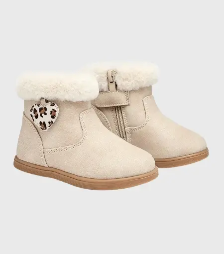 Bota Barefoot Corazon Leopardo Conguitos