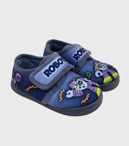 Zapatillas Casa Barefoot Robots Zapy
